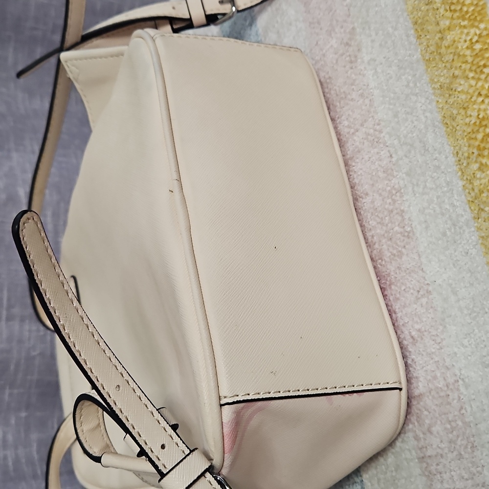 Guess Pink and Purple Floral Backpack - Picture 7 of 13